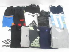  中古 チャンピオン アディダス プーマ他 ジャケット Tシャツ パンツ等16点 140 キッズ 男の子