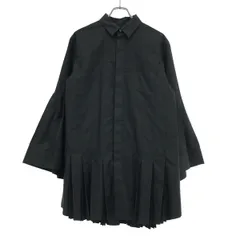 sacai サカイ 23SS Cotton Poplin Shirt コットンポプリンプリーツシャツ 23-06626 ブラック 3のサムネイル