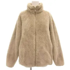 ユニクロ UNIQLO 24AW ファーリーフリースフルジップジャケット ブルゾン L ベージュ 241-470137 /GV