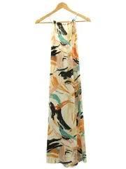 NOLLEY’S Sophi ② 2-0030-3-07-003 アートプリントホルターネックキャミワンピース レディース マルチカラー 38