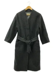 IENA (イエナ) ④ 16020900102030 ウールモッサーノーカラーコート レディース グレー 36