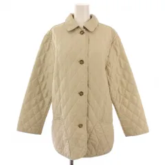 バーバリー ロンドン BURBERRY LONDON キルティングジャケット 中綿ジャケット 裏地チェック ベージュ /BM