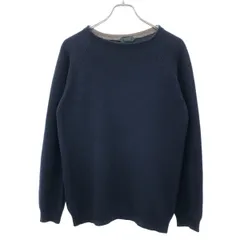 ZANONE ザノーネ コットンニットセーター 7ETJP1 ZC226 ネイビー 50