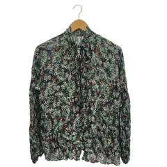 JOURNAL STANDARD L’essage (ジャーナルスタンダードレサージュ) STﾎﾞｲﾙﾚｰﾖﾝﾌﾗﾜｰ ﾎﾞｳﾀｲ BL 21051370070040 長袖ブラウス レディース グリーン FREE