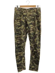 R13 (アールサーティーン) ① R13WM0035-15 X-OVER カモフラストレッチテーパード レディース カーキ 25