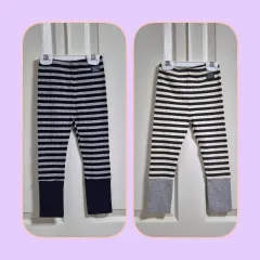 アルフォンソ ゴージ レギンス メランジ+ネイビー(110) 2枚 まとめ