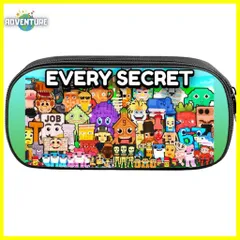 【即納】ROBLOX ブレインロットを盗むスティール ア ブレインロット 筆箱ペンケースAブラック黒イタリアンブレインロット子供ミーム小学生かわいい入学準備キッズ トゥントゥントゥンサフール　ロブロックス FB01