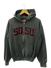 Champion (チャンピオン) ③ 古着 ジップパーカー レディース グレー S