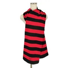 フレッドペリー FRED PERRY イギリス製 刺繍ロゴ アクリルマフラー メンズ 表記無 