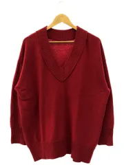 JOURNAL STANDARD (ジャーナルスタンダード) アウトリンクVネックプルオーバー 21080400706040 長袖ニット レディース レッド FREE