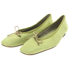Le Talon (ルタロン) スクエアバレエシューズ ー パンプス レディース グリーン 23.5cm