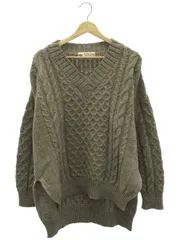 Alderney  20080913000730 Vネックケーブルニット レディース ブラウス FREE