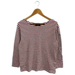 Le minor (ルミノア) ボーダーLSカットソー レディース ボルドー 1