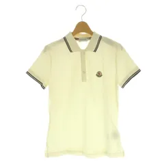 モンクレール MONCLER ポロシャツ ロゴワッペン M アイボリー /MI ■OS