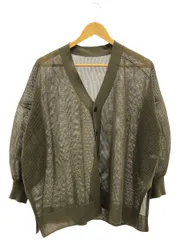 JOURNAL STANDARD relume (ジャーナルスタンダードレリューム) 24080462821020 メッシュカーディガン レディース ブラウン FREE