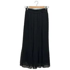 nano universe (ナノユニバース) ① 21SS ロングスカート レディース ブラック M