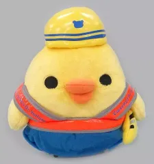 【中古】ぬいぐるみ キイロイトリ 保線員スタイル風ぬいぐるみ 「リラックマ×ドクターイエロー」