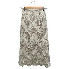 Spick & Span (スピックアンドスパン) ① 20060200415240 ラッセルレーススカート レディース ベージュ 34