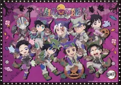 【中古】ランチョンマット 集合(ピンク) 紙製ランチョンマット 「鬼滅の刃×ufotable Cafe×マチ★アソビCAFE×ufotable DINING ハロウィンイベント2025」 カラフルウルフマッシュポテト注文特典