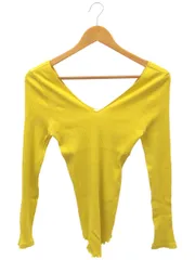 HAKUJI (ハクジ) ⑤ H021946 Random rib LS PO 長袖カットソー レディース イエロー FREE