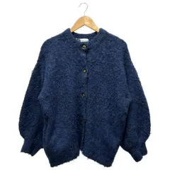 SIMPLICITE (サンプリシテ) ▲ ③ 21080700441140 シャギーカーディガン レディース ネイビー FREE