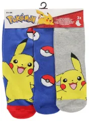 ポケモン 　靴下　くつした　子供用　幼児用　3足セット　2-3歳　14-16cm　23-26