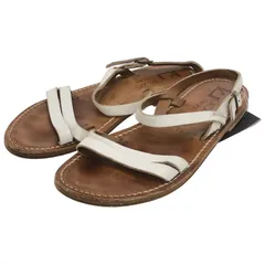 K.Jacques（カージャック） ② レザーストラップサンダル レディース ホワイト 36