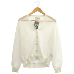 SLOBE IENA(スローブイエナ) ② 24080912257020 リネン混シアーカーディガン レディース ホワイト FREE