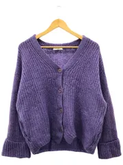 JOURNAL STANDARD (ジャーナルスタンダード) ③ 16AW モヘヤカーディガン レディース パープル FREE