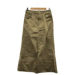 Spick & Span (スピックアンドスパン) ■ ⑤ 22060200901030 コットンチノマキシスカート レディース ベージュ 38