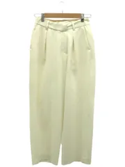 MICI (ミチ) ① 600-8130015 ダブルクロスボンタンパンツ レディース ホワイト S