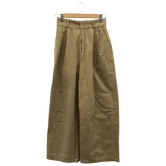 JOURNAL STANDARD relume (ジャーナルスタンダードレリューム) ③ 23030462706030 コットンツイルタックワイドパンツ レディース ベージュ 36