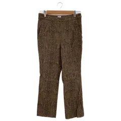 IENA LA BOUCLE (イエナラブークル) ③ 1930914128030 総柄パンツ レディース ブラウン 38