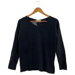 SLOBE IENA (スローブイエナ) ④ 19080912307040 ウールラクーンVネックリブニット レディース ブラック FREE