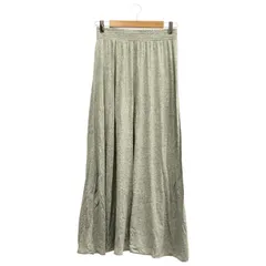 SLOBE IENA(スローブイエナ) ② 24060912302020 30/-ベア天リラックススカート レディース グレー FREE