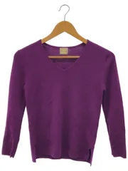 TIARA (ティアラ) ③ A0159KSW013 ウールVネックニット レディース パープル FREE