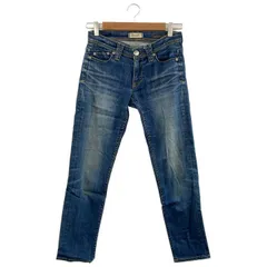 YANUK (ヤヌーク) ▲ ① 57141049 アンクル スキニー デニムパンツ PATRICIA レディース ブルー W25