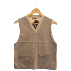 古着 ③ ウールベスト レディース ベージュ ー