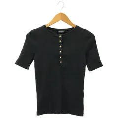 ANINE BING ★★ ② 25070587003010 ALESSIA TEE レディース ブラック FREE