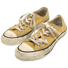 CONVERSE (コンバース) ■ ⑤ 1SC055 ALL STAR WASHED CANVAS OX レディース イエロー US 4.5 (23.5cm)