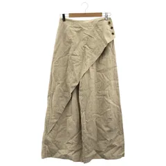 JOURNAL STANDARD L’essage (ジャーナルスタンダードレサージュ) ② 22030370002021 リネンラップワイドパンツ レディース ベージュ FREE