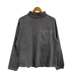 R.M GANG ★ ③ RMG21AW-007 ヴィンテージ タイダイ モックネック カットソー メンズ グレー L