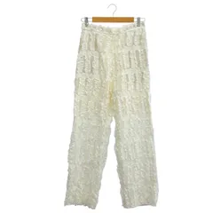 6(ROKU) BEAUTY & YOUTH UNITED ARROWS (ロクビューティーアンドユースユナイテッドアローズ) ★★ ① 86142990680 スケ フリンジ パンツ レディース ホワイト 36