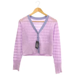 ROSE BUD (ローズバッド) ① 600-3122011 コンパクトカラーカーディガン レディース ラベンダー FREE