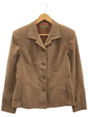 UNITED COLORS OF BENETTON (ユナイテッドカラーズオブベネトン) ③ OLD イタリア製テーラードジャケット レディース ブラウン 44