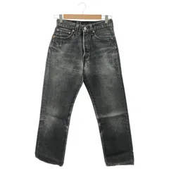 LEVI'S (リーバイス) ★★ ⑤ 6501 0185 1996年 501 FOR WOMEN デニムパンツ レディース ブラック W27 L30