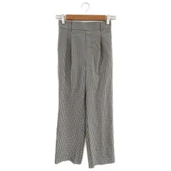 GLOBAL WORK (グローバルワーク) ▲ ①② ギンガムチェックパンツ レディース ブラック S