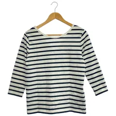 - ■ ① ボーダーカットソー レディース ホワイト -