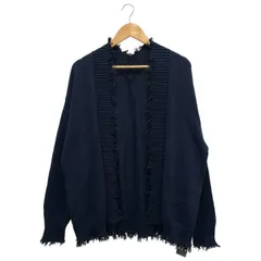 FRAMeWORK (フレームワーク) ① 20080220833040 ダメージカーディガン レディース ネイビー FREE