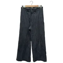 417 EDIFICE (フォーワンセブンエディフィス) ③ 24030312506030 コーデュロイワイド フレアワークパンツ メンズ グレー M